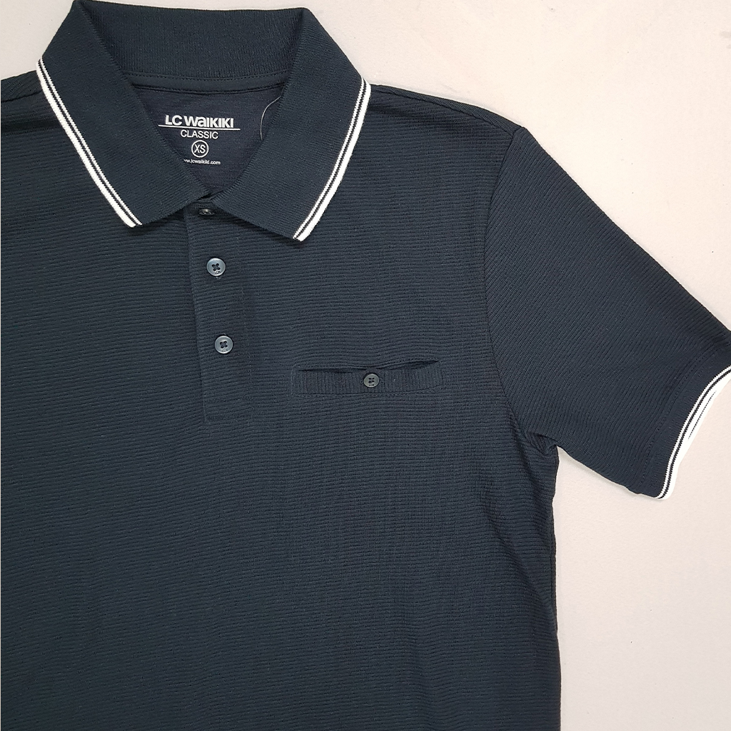 تی شرت یقه دار مردانه 30376 مارک LC WAIKIKI