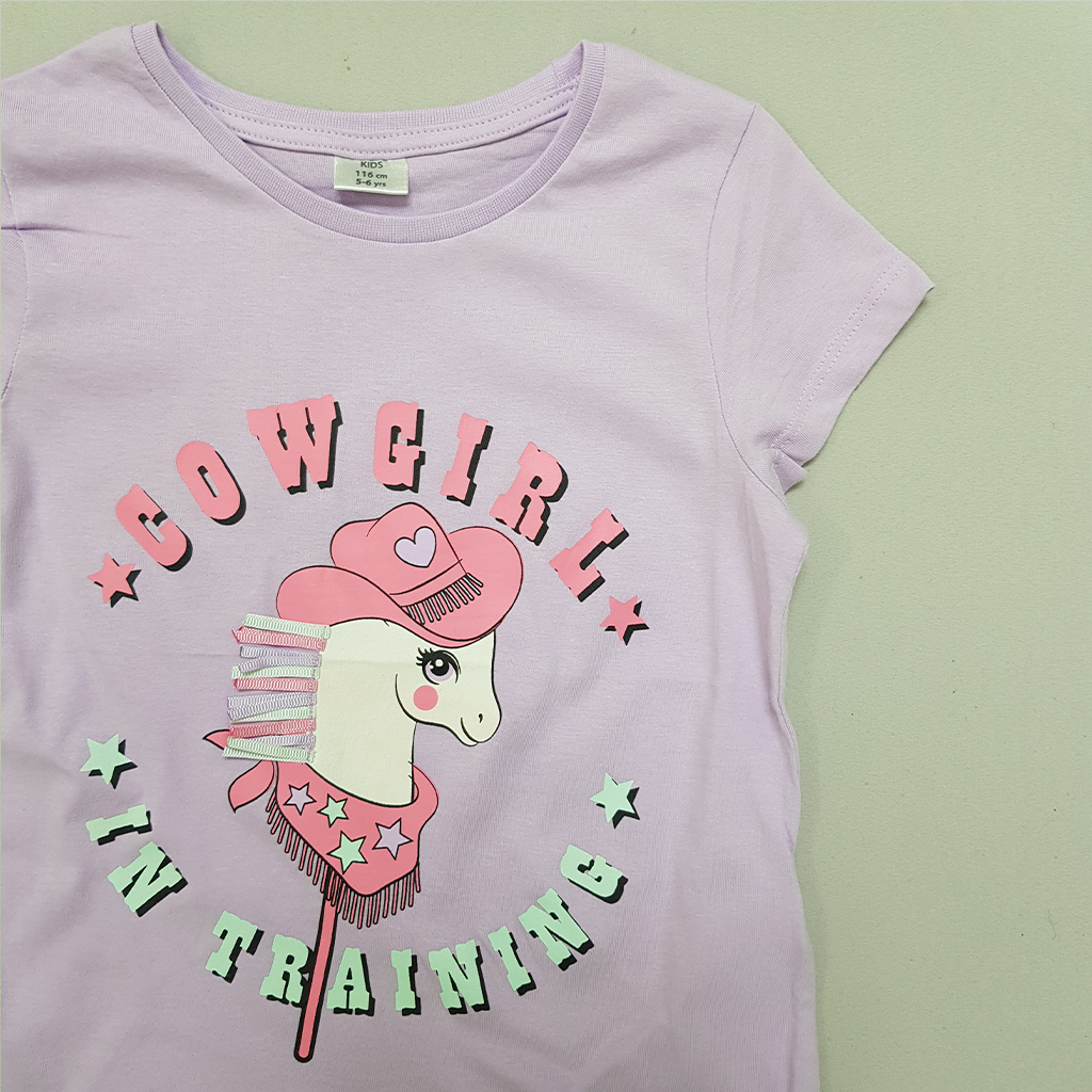 تی شرت دخترانه 30574 سایز 3 تا 9 سال مارک Pepco