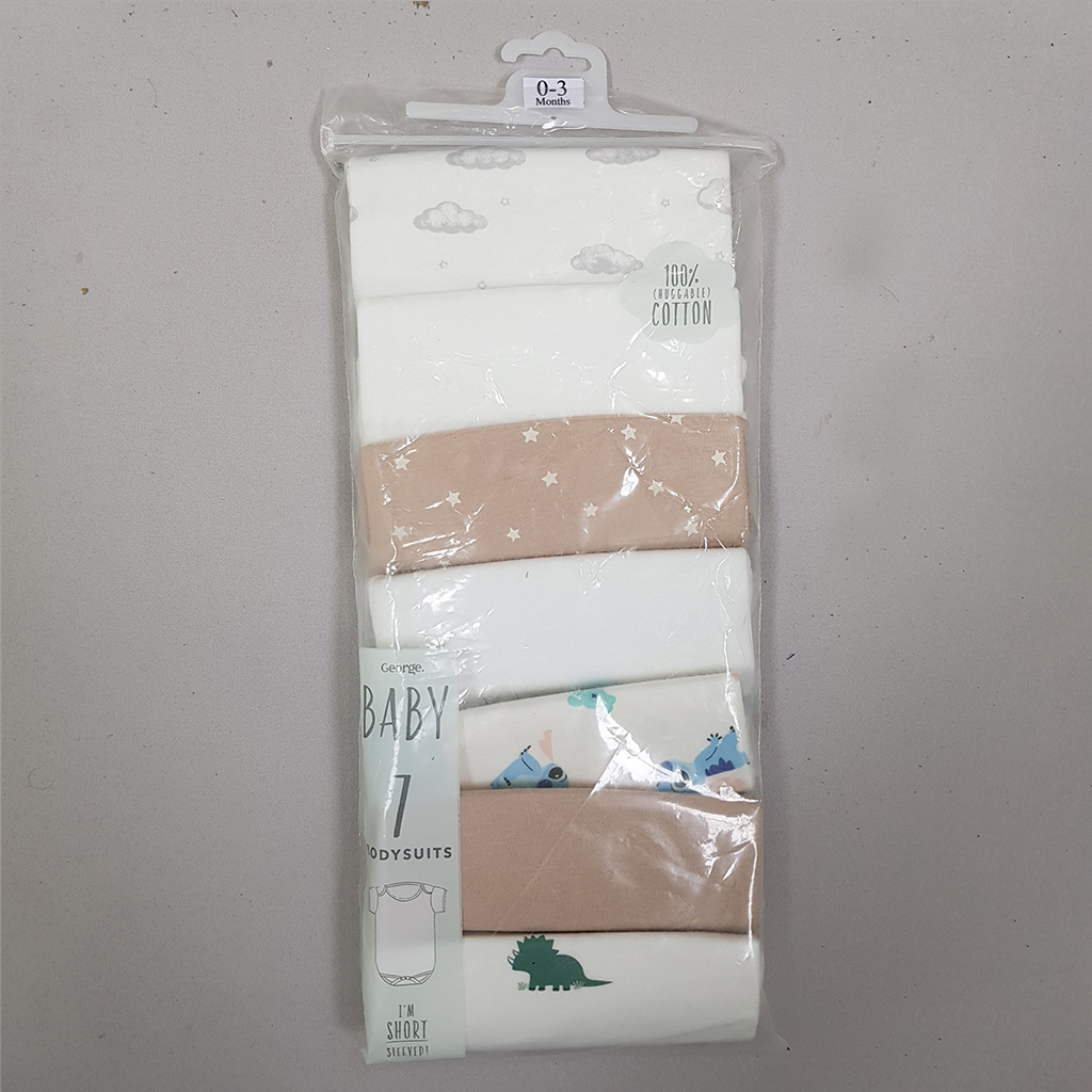 بادی هفت عددی پسرانه 30662 سایز 0 تا 3 ماه کد 2