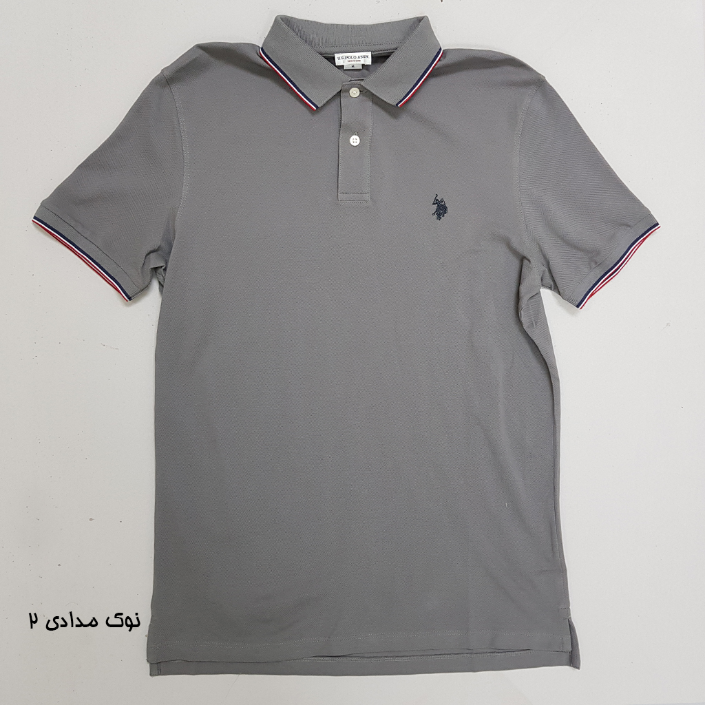 تی شرت یقه دار مردانه 30382 مارک US POLO ASSN