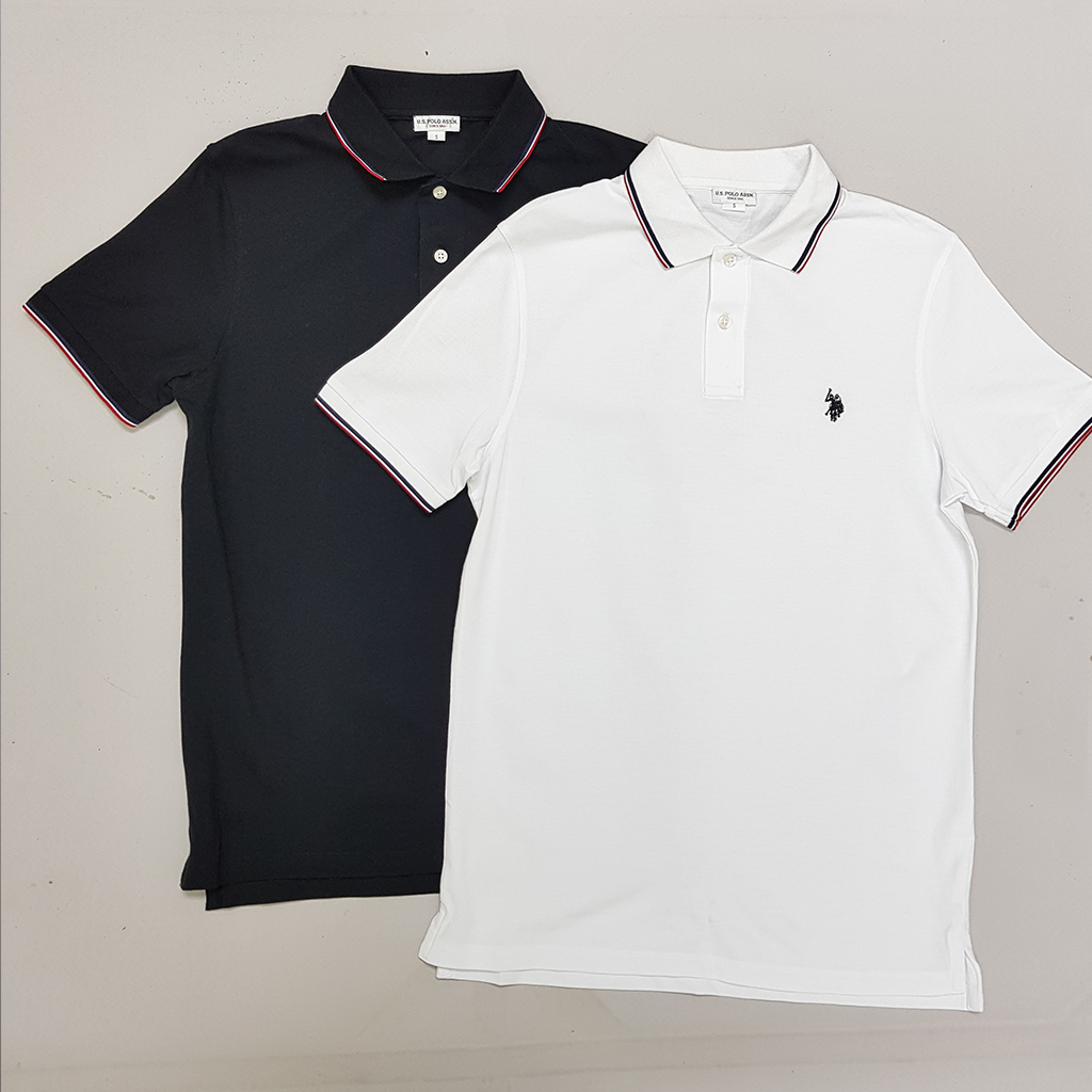 تی شرت یقه دار مردانه 30382 مارک US POLO ASSN