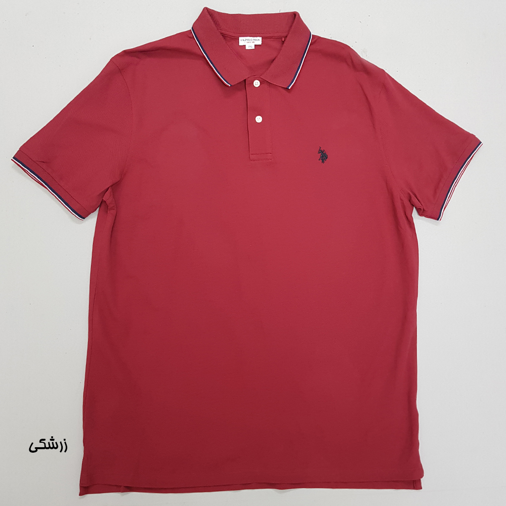 تی شرت یقه دار مردانه 30382 مارک US POLO ASSN
