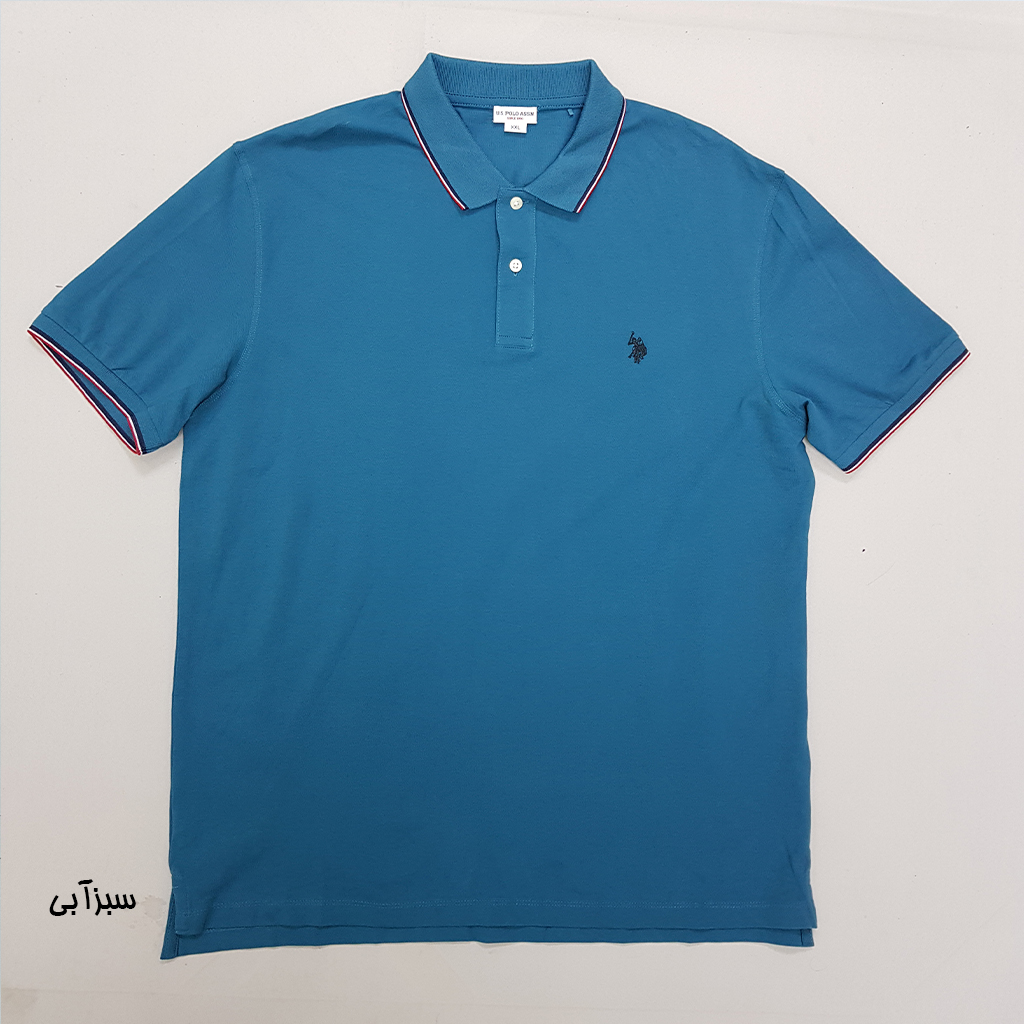 تی شرت یقه دار مردانه 30382 مارک US POLO ASSN