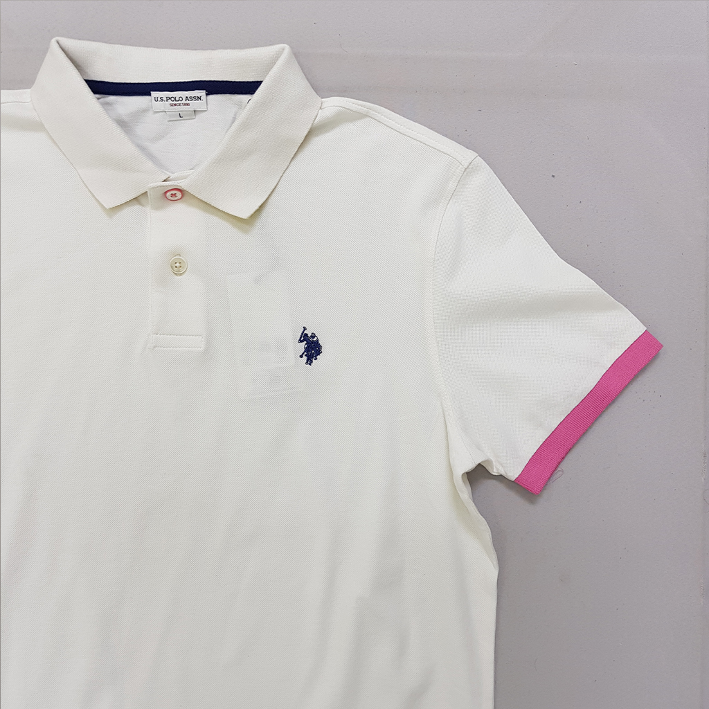تی شرت یقه دار مردانه 30382 مارک US POLO ASSN