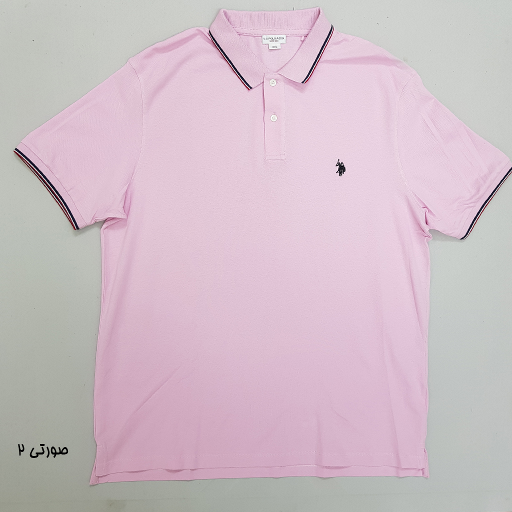 تی شرت یقه دار مردانه 30382 مارک US POLO ASSN