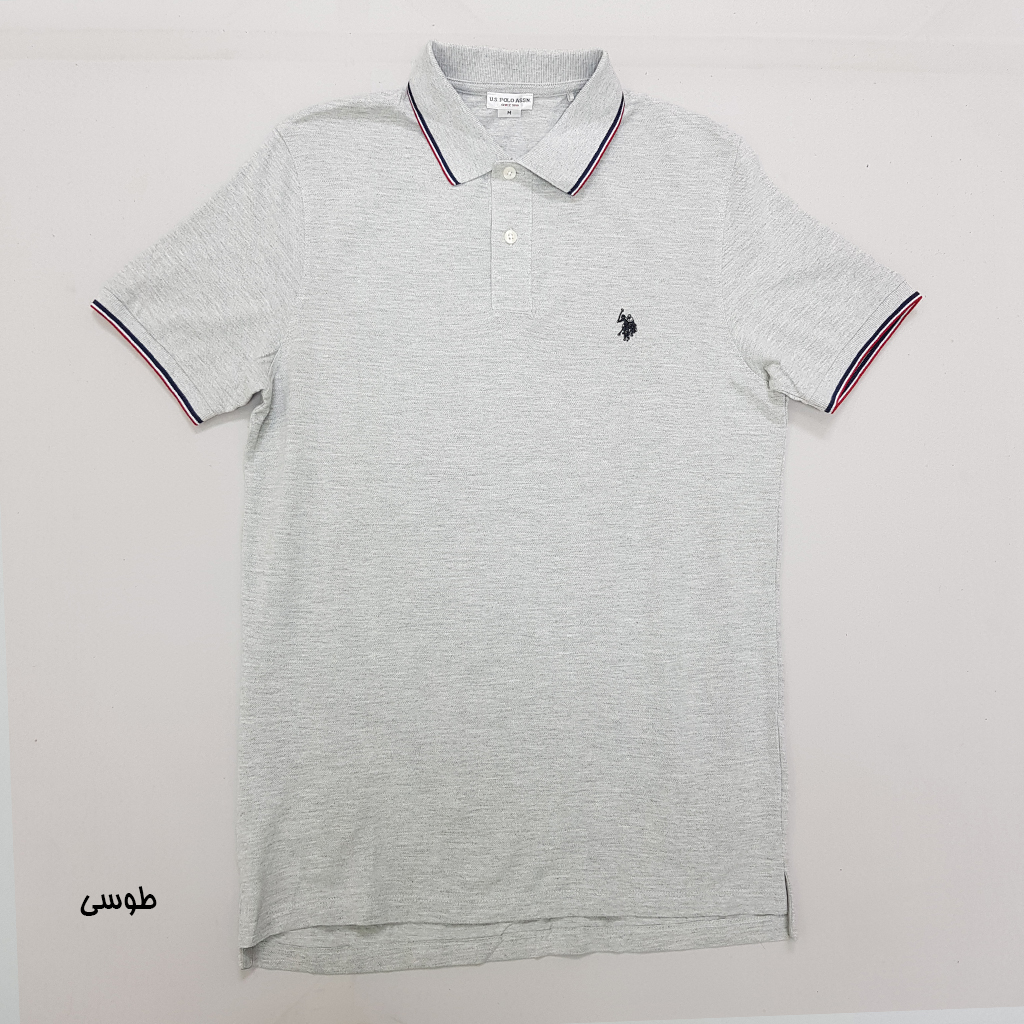 تی شرت یقه دار مردانه 30382 مارک US POLO ASSN