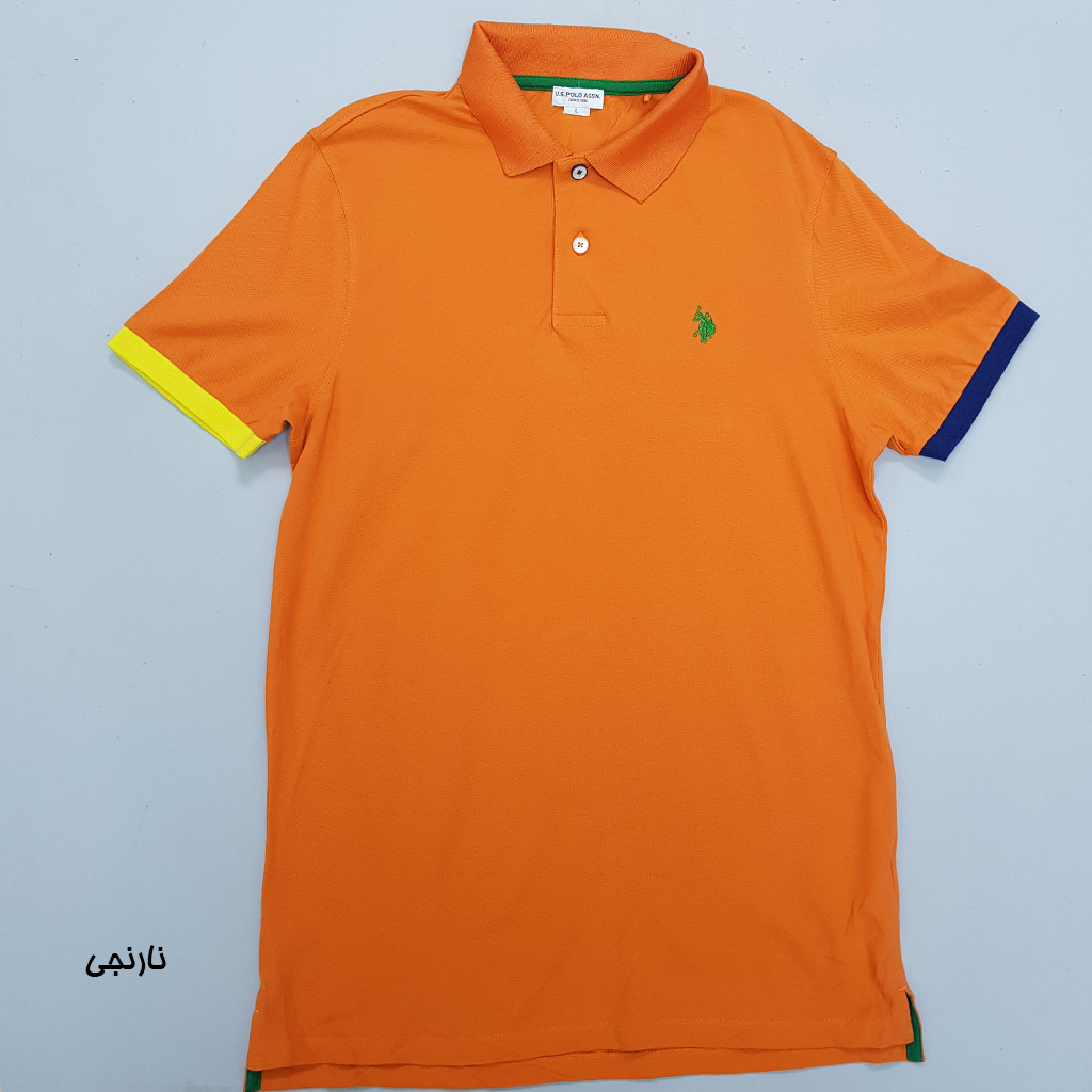 تی شرت یقه دار مردانه 30382 مارک US POLO ASSN