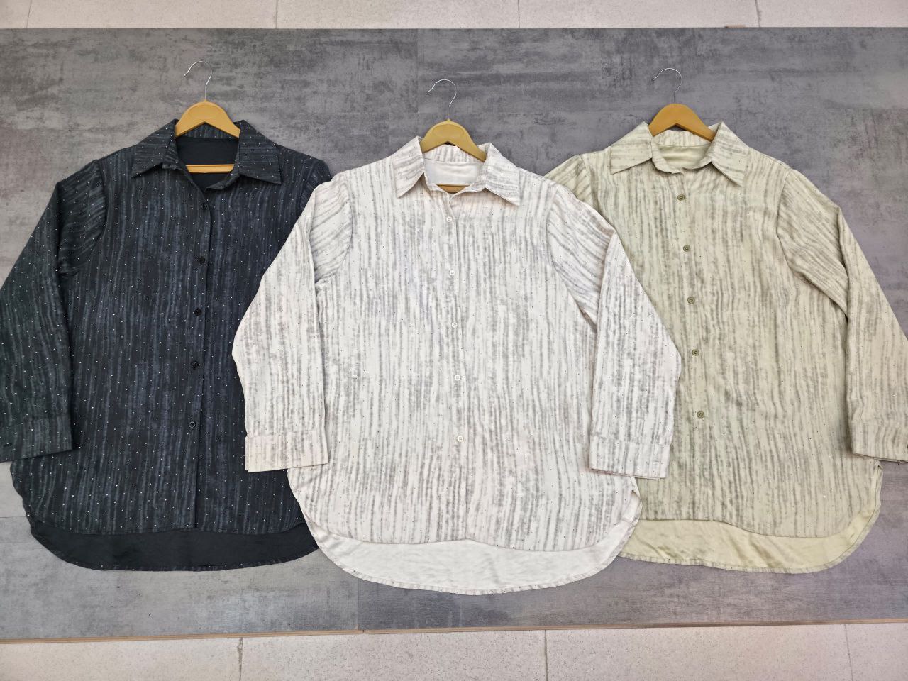 شومیز مجلسی نگین دار نخی زنانه کد 419341