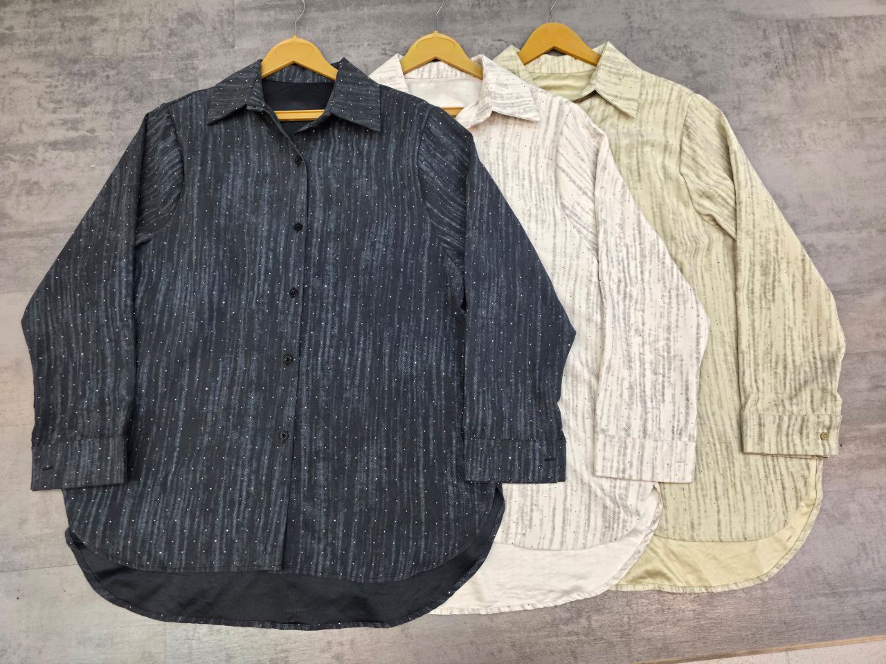 شومیز مجلسی نگین دار نخی زنانه کد 419341