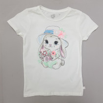 تی شرت دخترانه 30590 سایز 3 تا 8 سال کد 3 مارک COOL CLUB   *