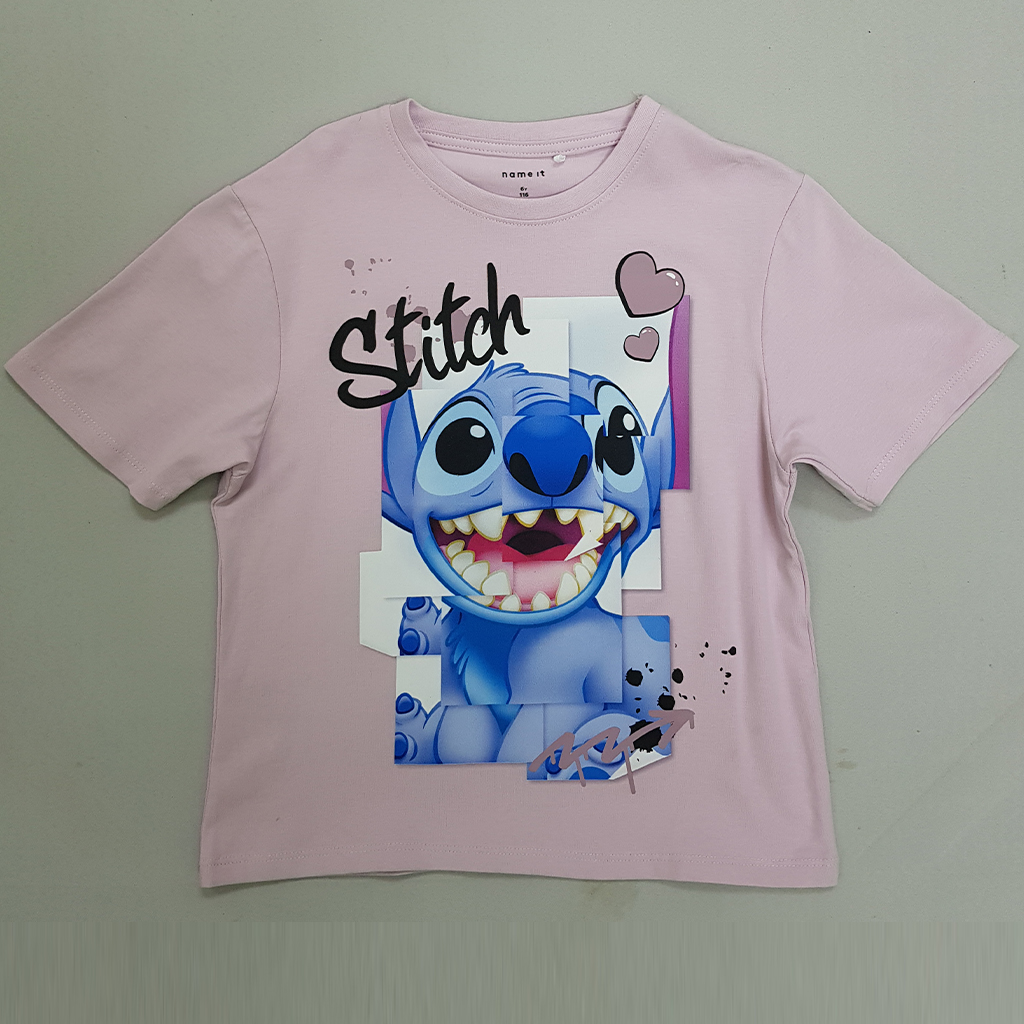 تی شرت دخترانه 30546 سایز 6 تا 14 سال کد 2 مارک Name It