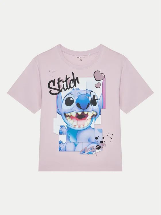 تی شرت دخترانه 30546 سایز 6 تا 14 سال کد 2 مارک Name It