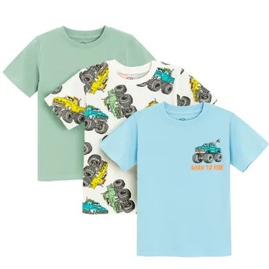 تی شرت پسرانه 30542 سایز 2 تا 8 سال کد 1 مارک COOL CLUB