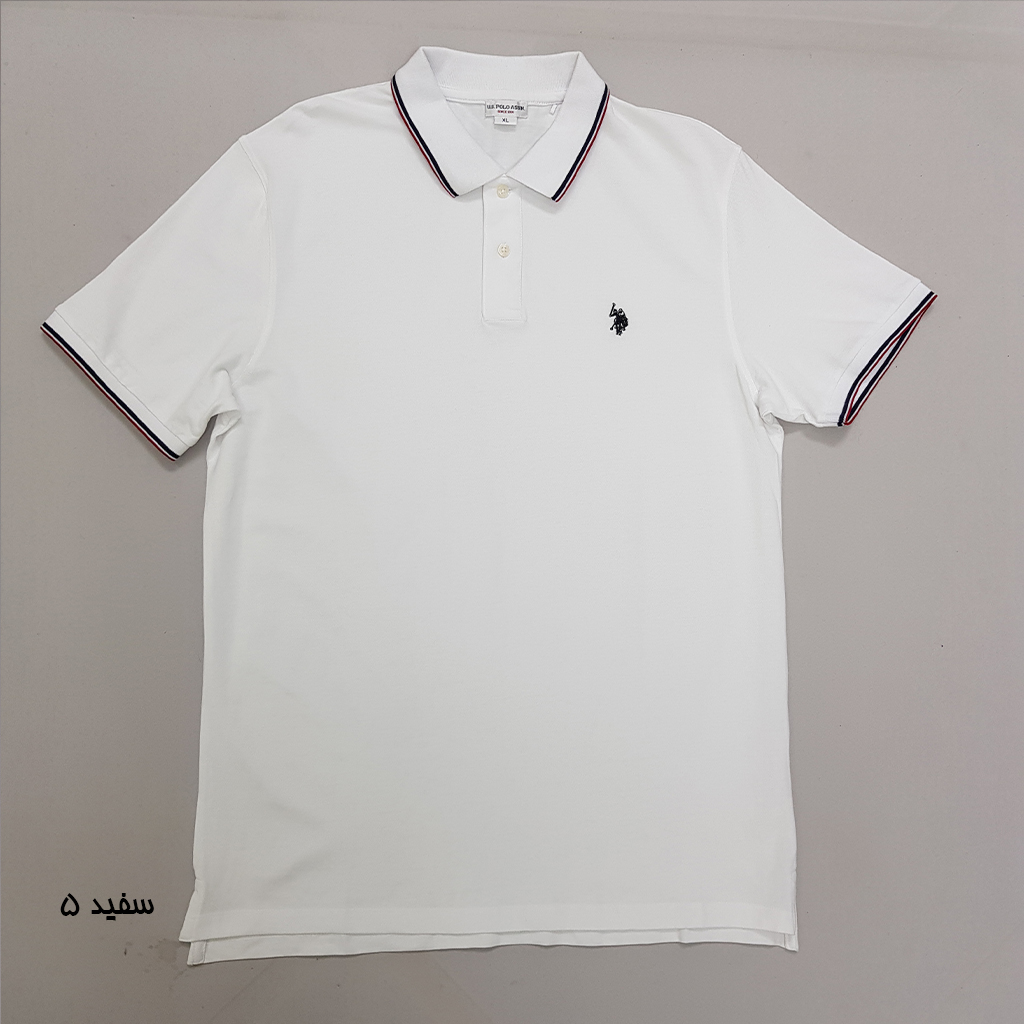 تی شرت یقه دار مردانه 30364 مارک US POLO ASSN