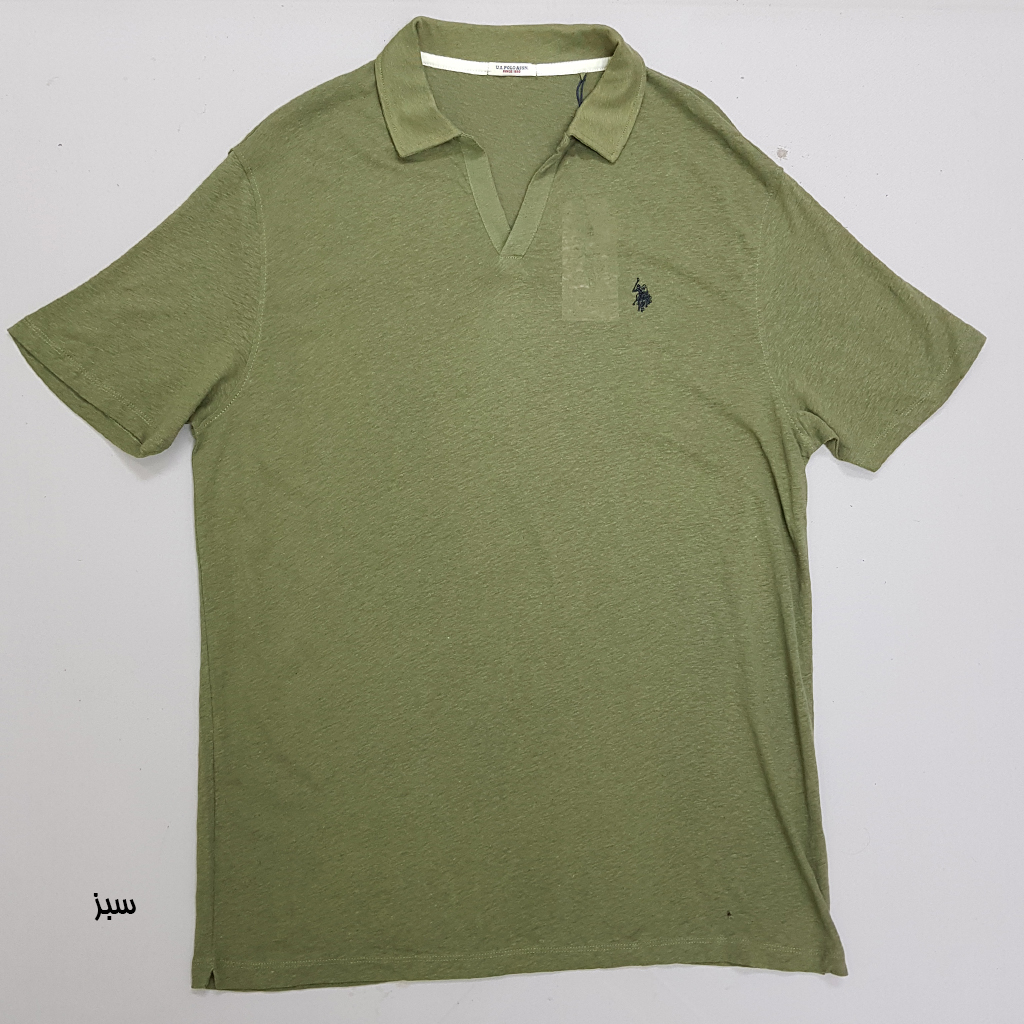تی شرت یقه دار مردانه 30364 مارک US POLO ASSN