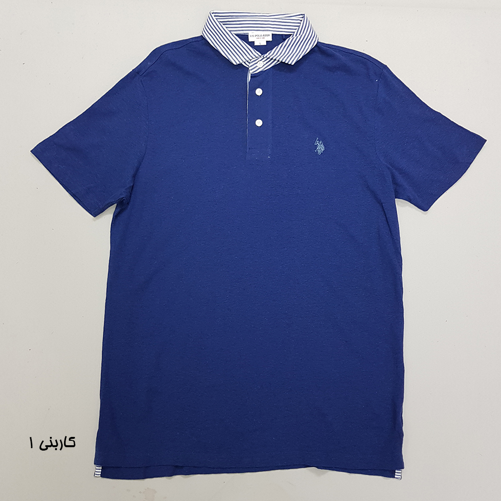 تی شرت یقه دار مردانه 30364 مارک US POLO ASSN