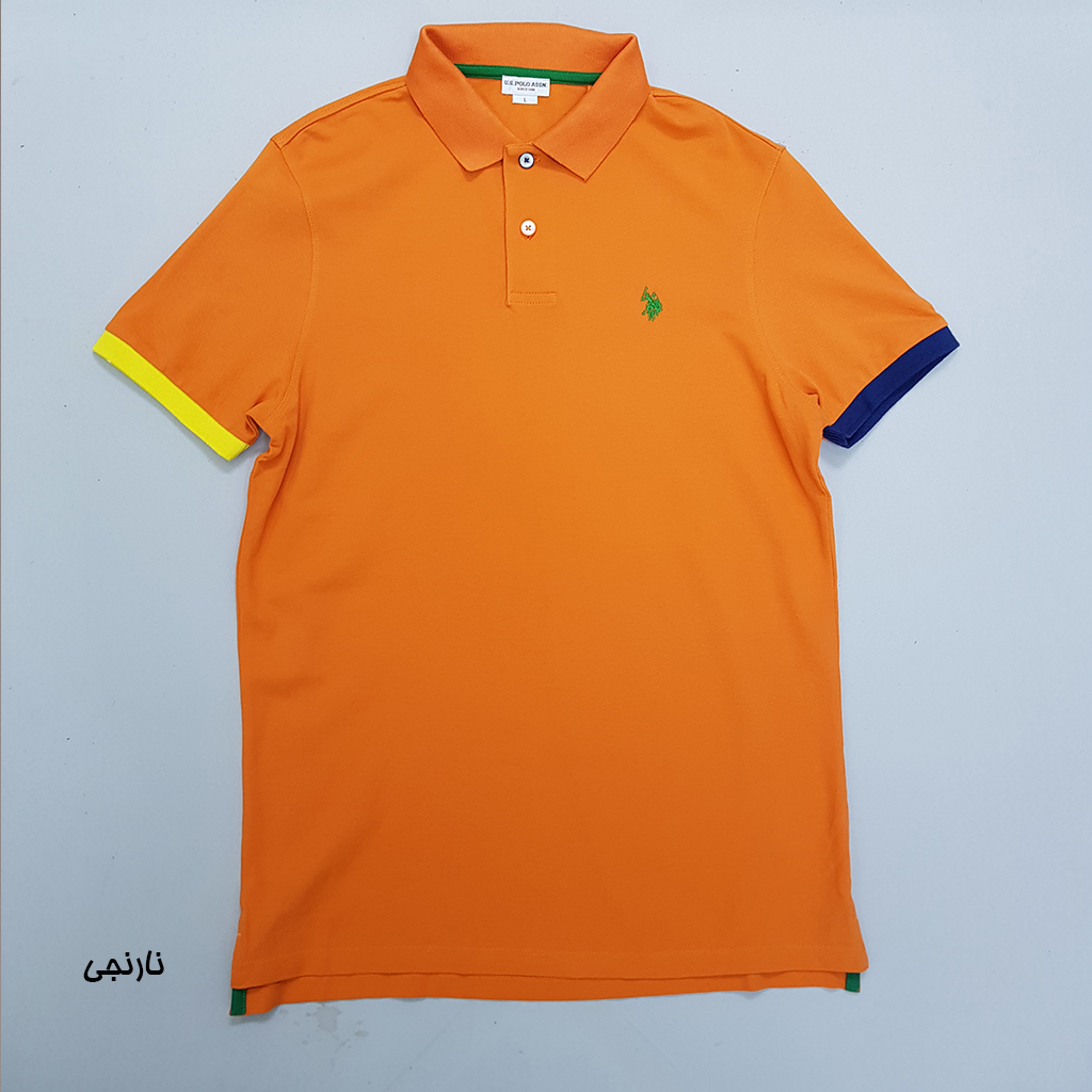 تی شرت یقه دار مردانه 30364 مارک US POLO ASSN