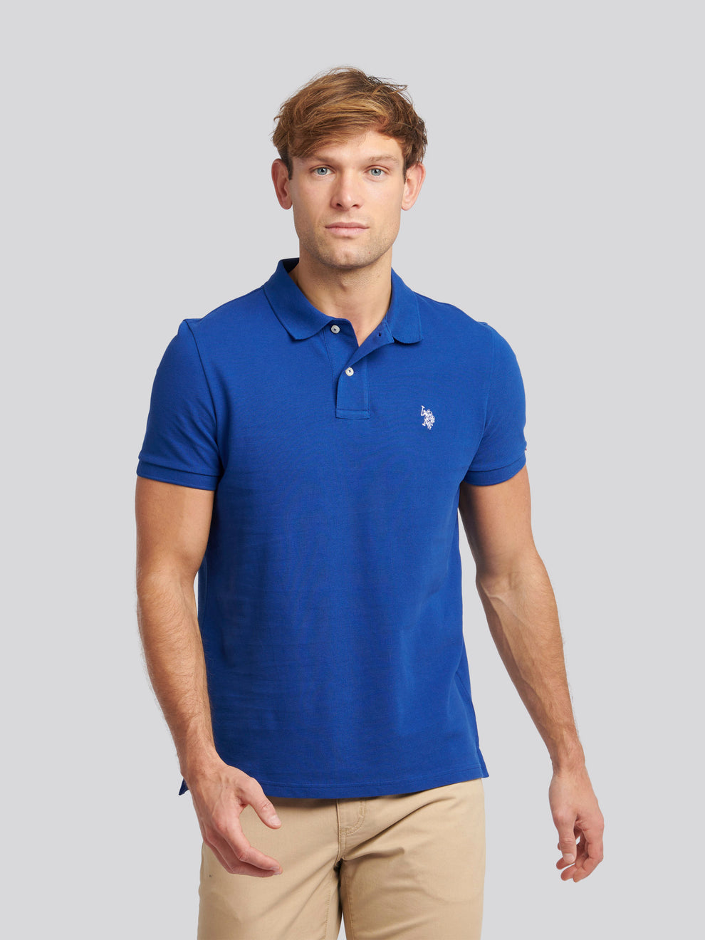 تی شرت یقه دار مردانه 30364 مارک US POLO ASSN