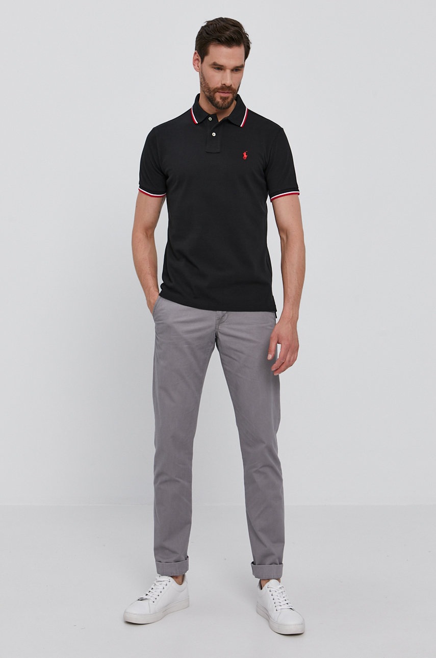 تی شرت یقه دار مردانه 30364 مارک US POLO ASSN