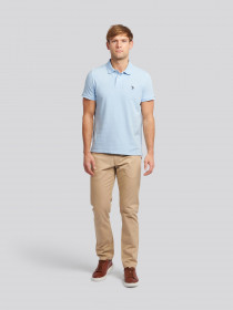 تی شرت یقه دار مردانه 30364 مارک US POLO ASSN