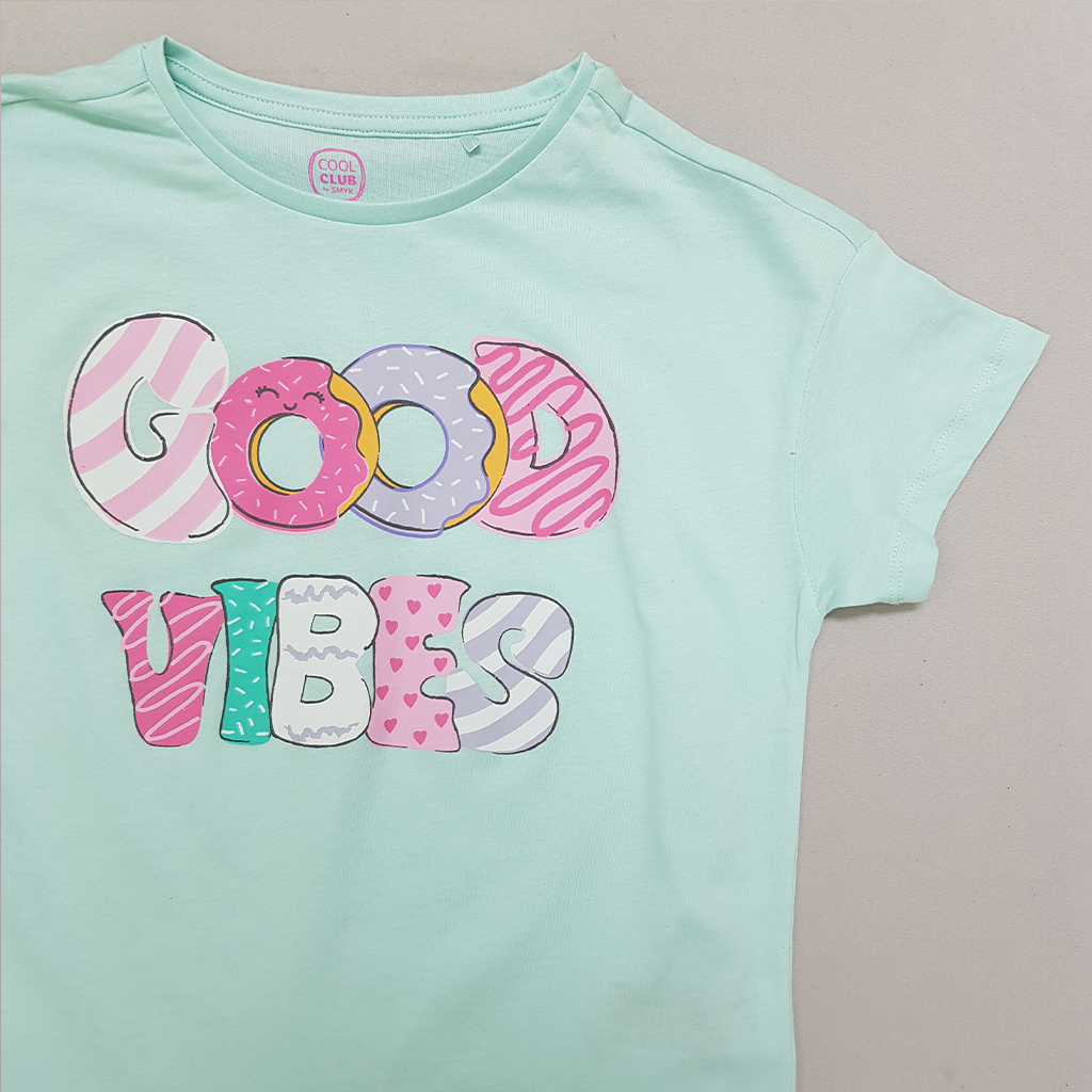 تی شرت دخترانه 30541 سایز 10 تا 15 سال مارک COOL CLUB