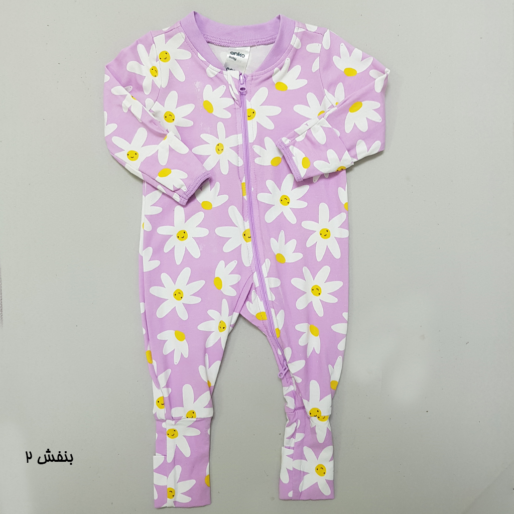 سرهمی دخترانه 30611 سایز بدوتولد تا 24 ماه کد 2 مارک ANKO