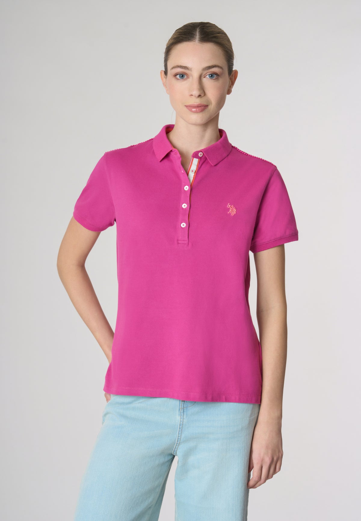 تی شرت زنانه 30383 مارک US POLO ASSN