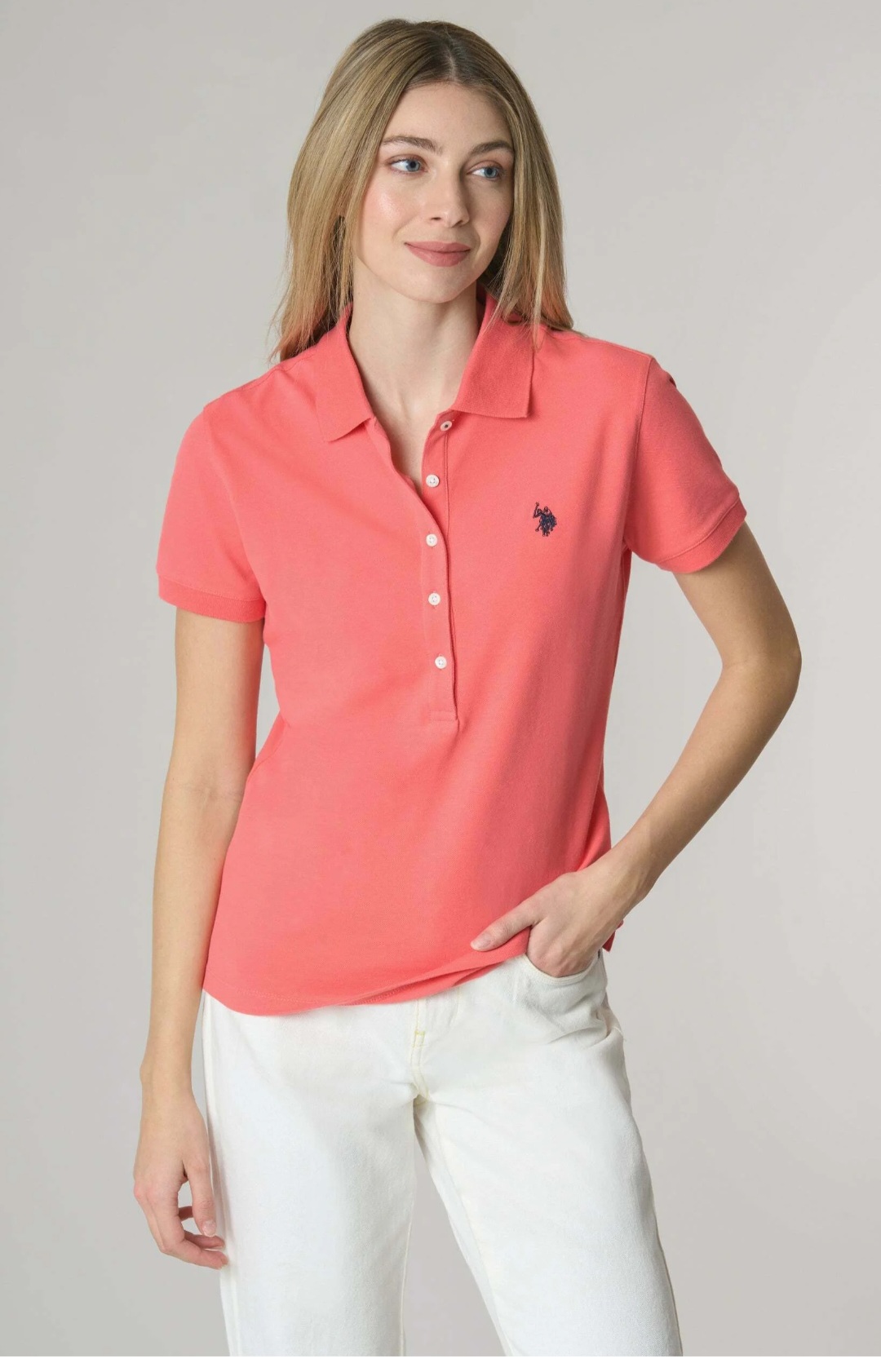 تی شرت زنانه 30383 مارک US POLO ASSN