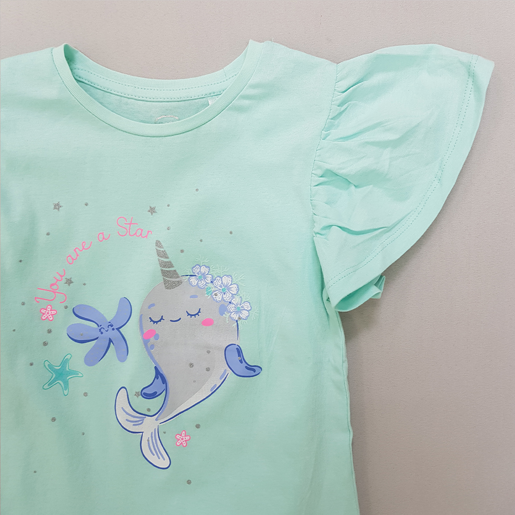 تی شرت دخترانه 30542 سایز 4 تا 8 سال کد 3 مارک COOL CLUB