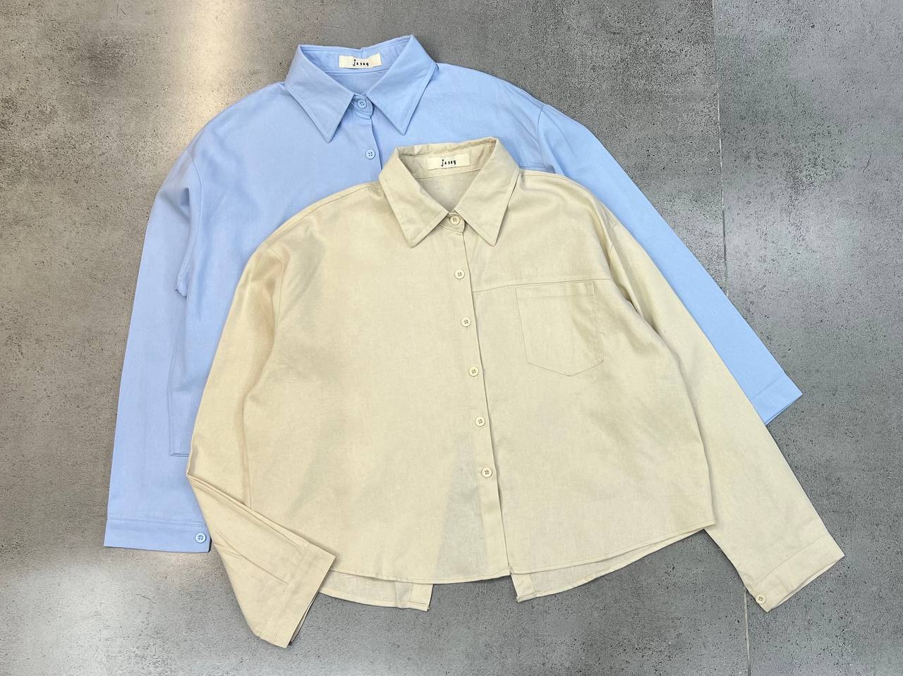 شومیز کراپ لینن زنانه کد 419366