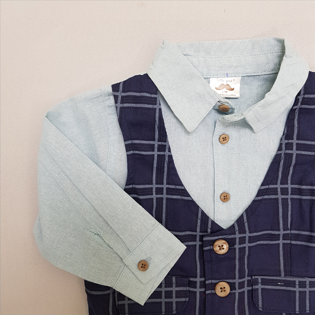 پیراهن بادی پسرانه 30659 سایز 12 تا 24 ماه مارکnext