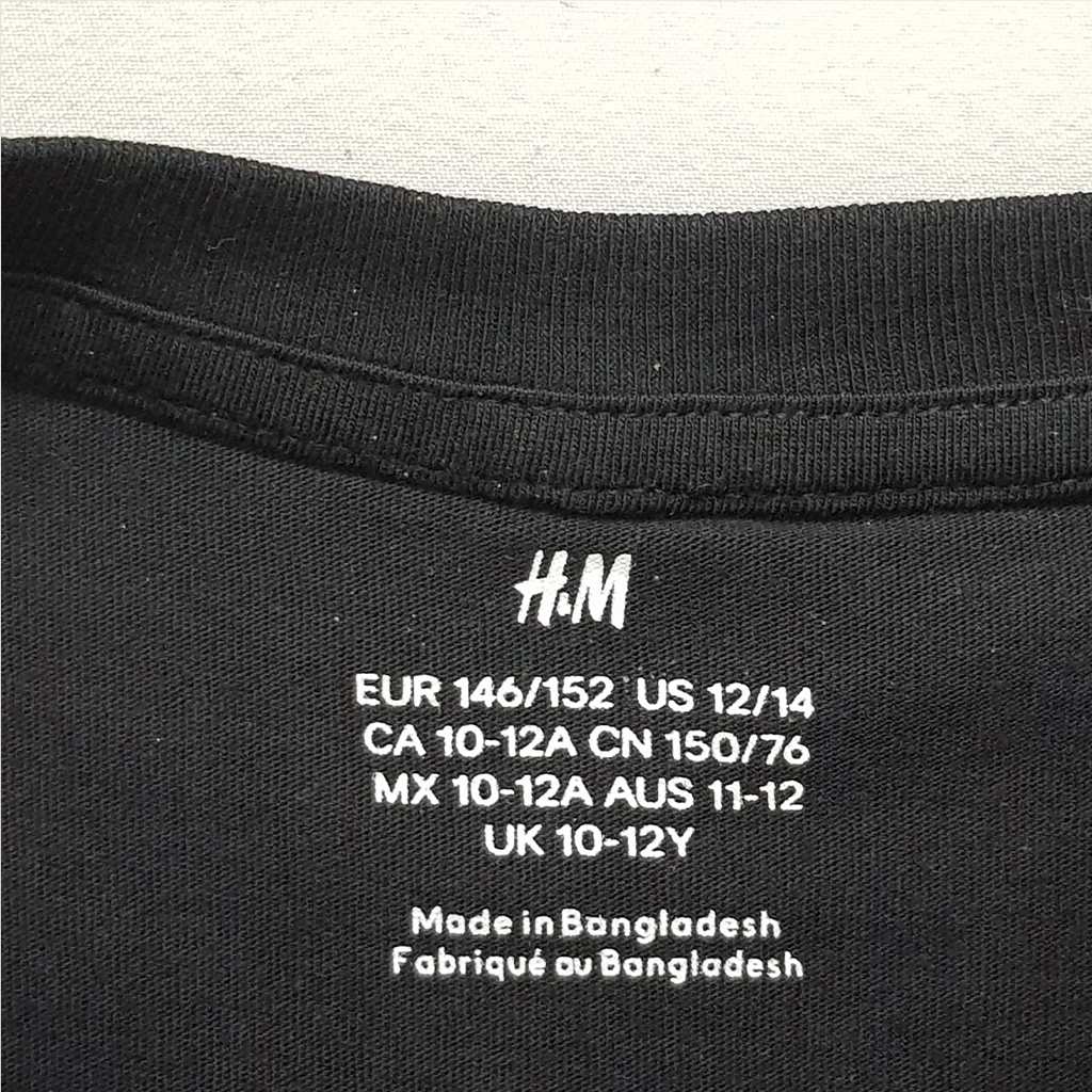 تی شرت پسرانه 30848 سایز 9 تا 12 سال مارک H&M