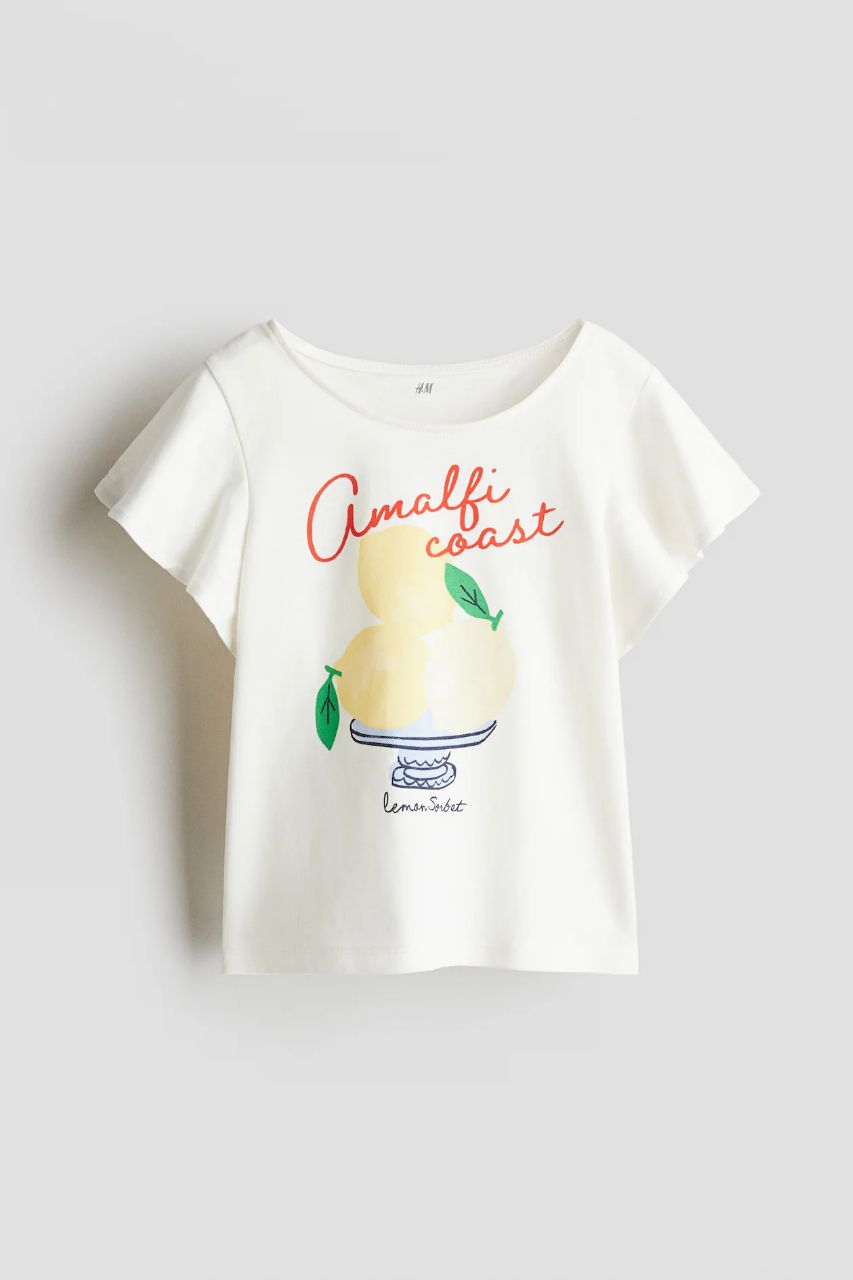 تی شرت دخترانه 30724 سایز 1.5 تا 12 سال مارک H&M