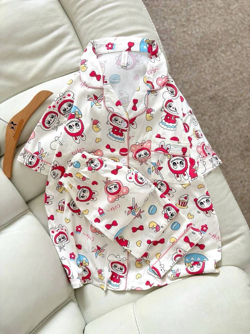 ست دو تیکه نخ کریشه زنانه کد 419383