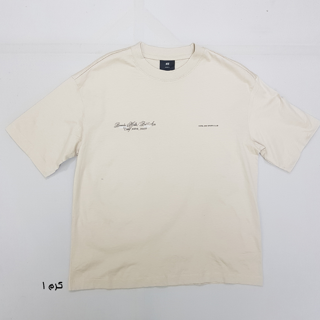 تی شرت مردانه 30389 کد 3 مارک H&M