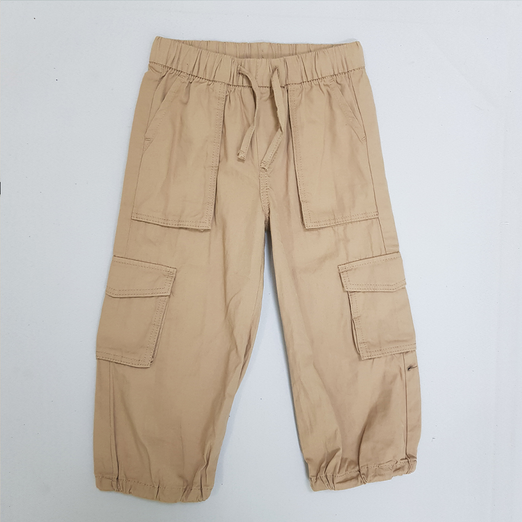 شلوار کتان دخترانه 30896 سایز 1.5 تا 10 سال کد 1 مارک H&M