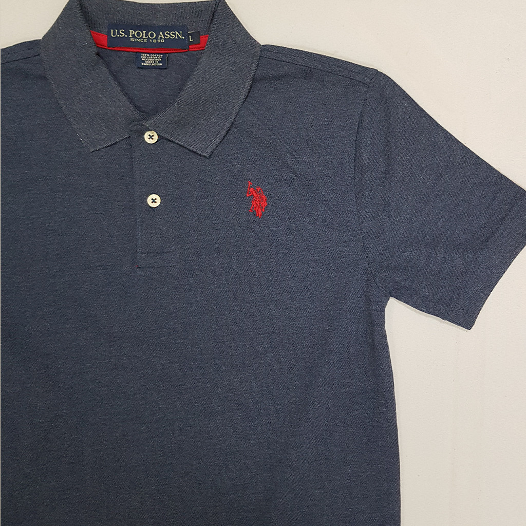 تی شرت یقه دار پسرانه 30847 سایز 4 تا 18 سال کد 2 مارک US POLO ASSN