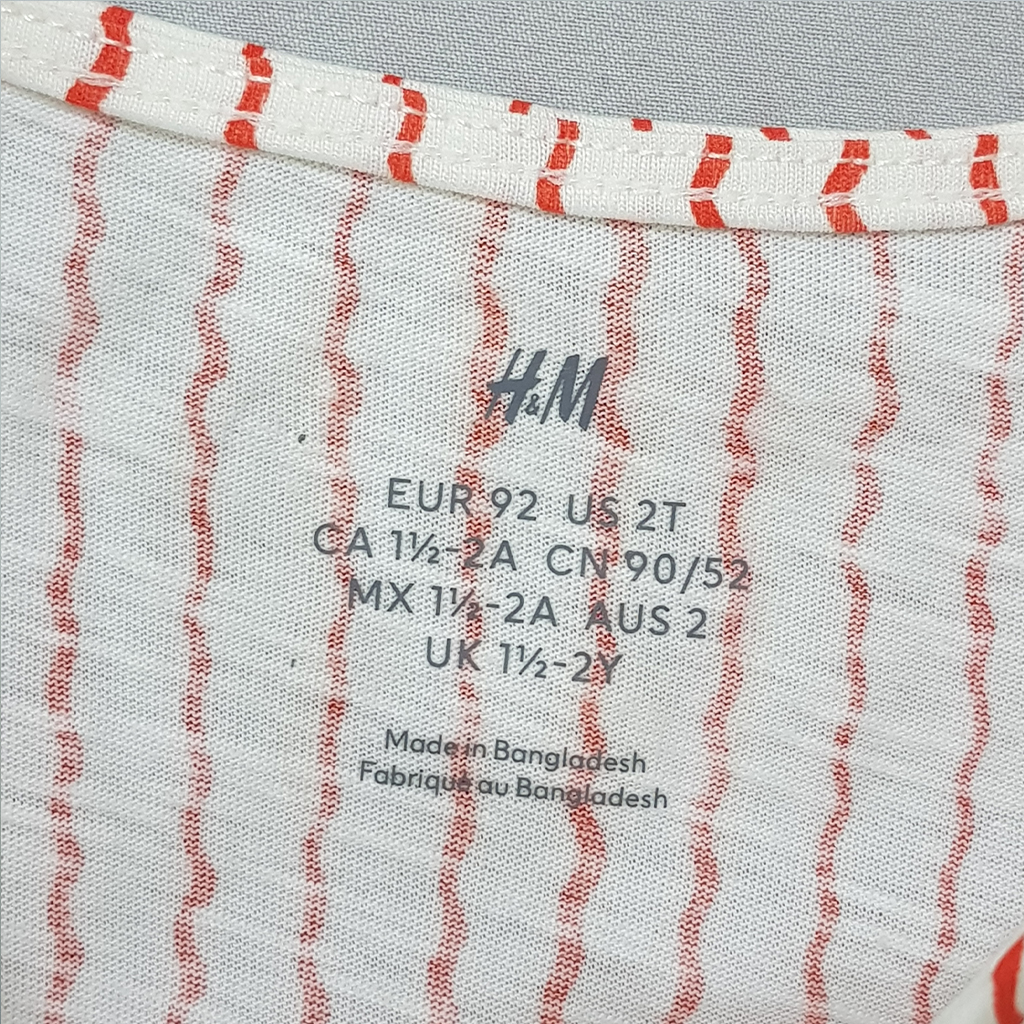 سارافون دخترانه 30729 سایز 1.5 تا 12 سال کد 2 مارک H&M