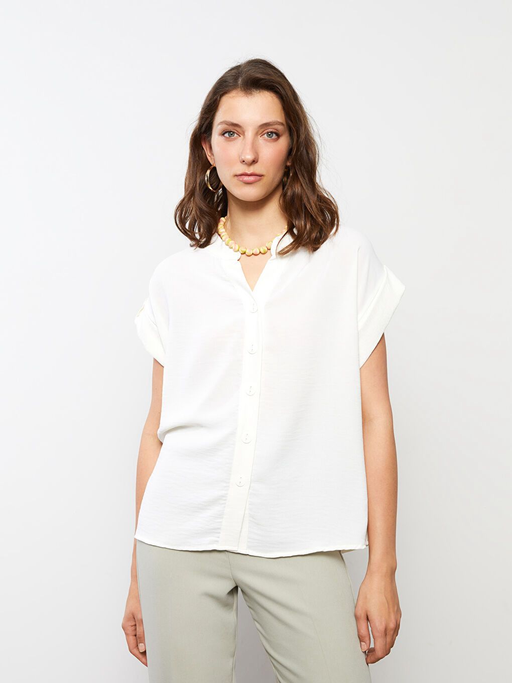 شومیز زنانه 30783 سایز 36 تا 48 مارک LC WAIKIKI