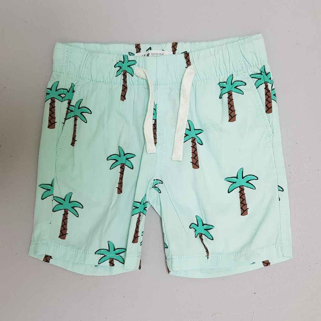 شلوارک کتان پسرانه 30793 سایز 1.5 تا 6 سال مارک H&M