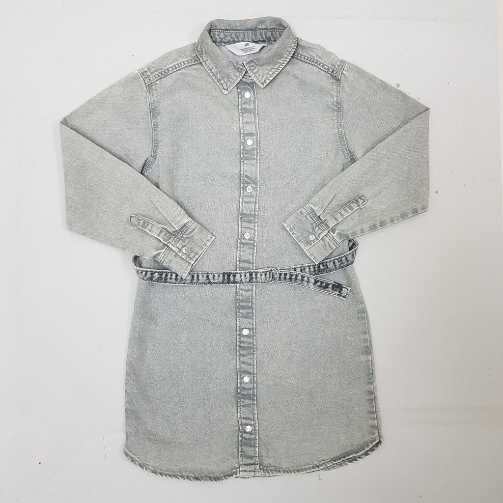 مانتو جینز دخترانه 30886 سایز 1.5 تا 9 سال مارک H&M