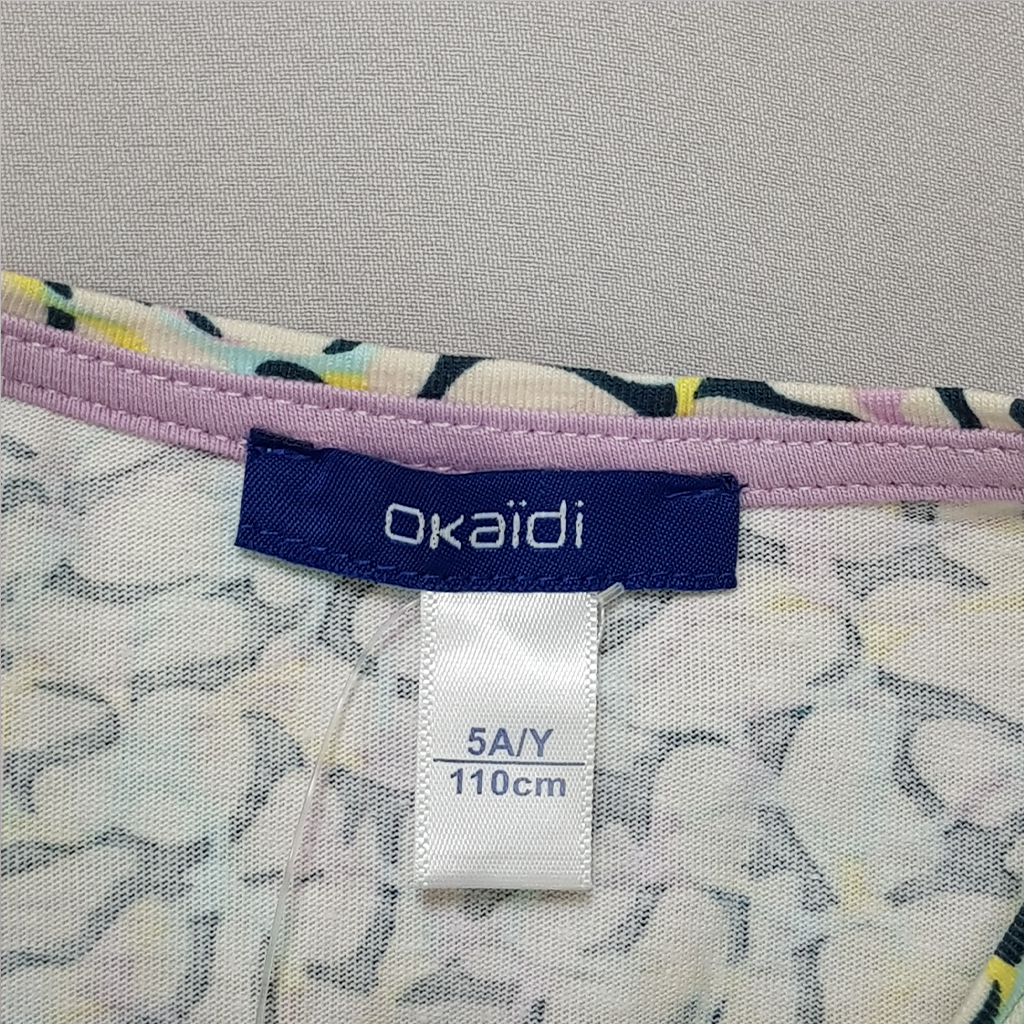 تی شرت دخترانه 30797 سایز 4 تا 14 سال کد 2 مارک Okaidi   *