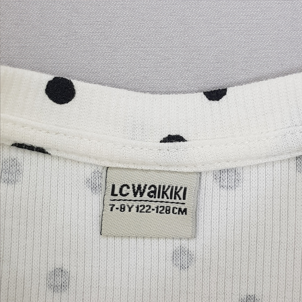 تی شرت دخترانه 30603 سایز 5 تا 14 سال مارک LC WAIKIKI