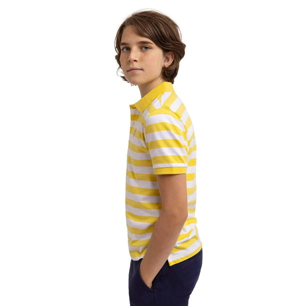 تی شرت یقه دار پسرانه 31056 سایز 6 تا 16 سال مارک US POLO ASSN