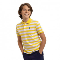 تی شرت یقه دار پسرانه 31056 سایز 6 تا 16 سال مارک US POLO ASSN