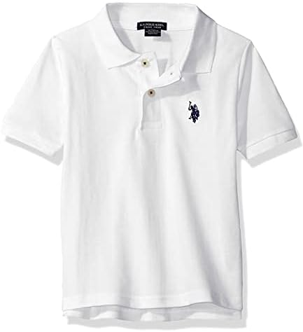 تی شرت یقه دار پسرانه 31058 سایز 4 تا 18 سال مارک US POLO ASSN