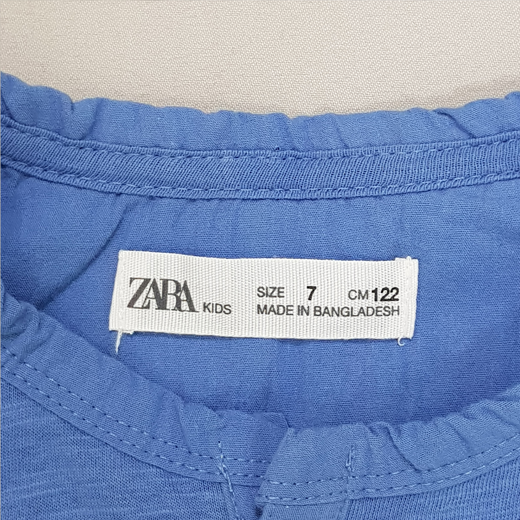 تی شرت دخترانه 31041 سایز 6 تا 14 سال مارک ZARA