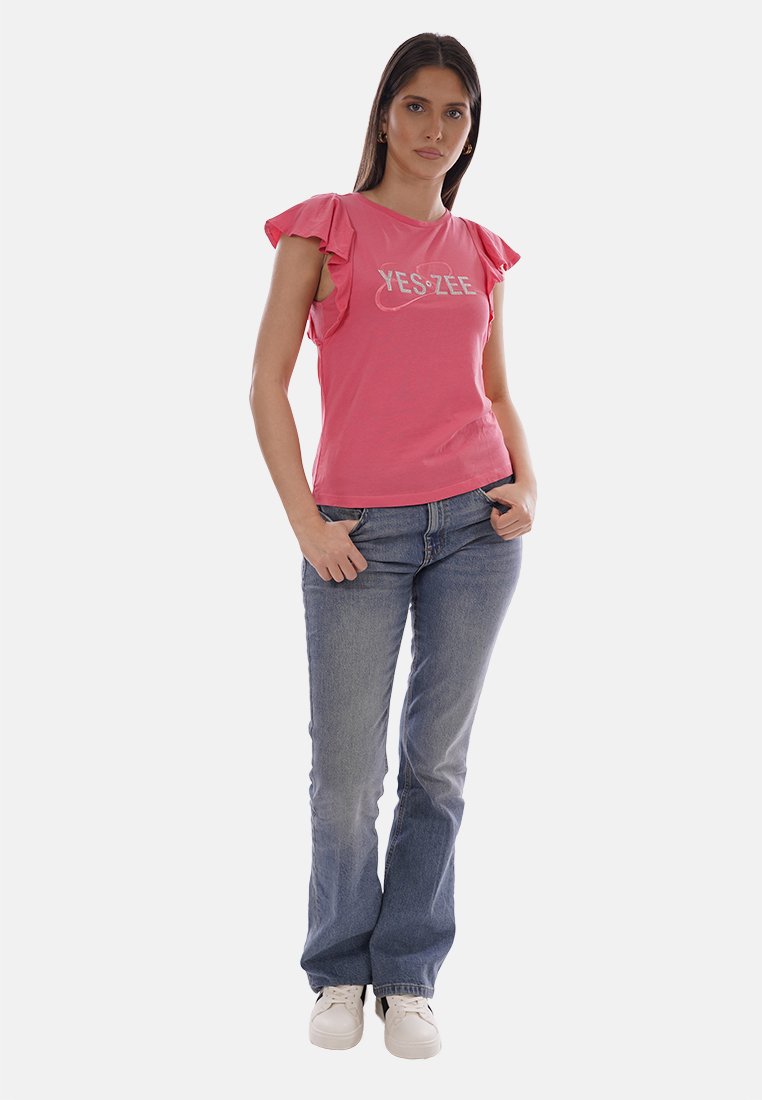 تی شرت زنانه 31068 مارک Yes.Zee Jeans