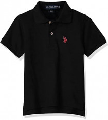 تی شرت یقه دار پسرانه 31061 سایز 4 تا 18 سال مارک US POLO ASSN