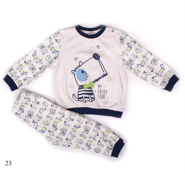 ست بلوز شلوار پسرانه 16358 BW kids
